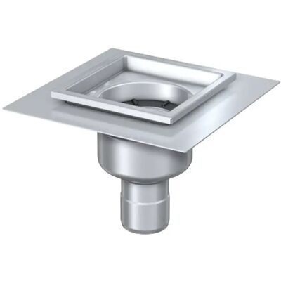 ACO Scarico Compatto Variant Cr Dn70/90 Gradi/1,6l/s/v2a/telaio 200x200, 9579.00.91 ACO Scarico Compatto Variant Cr Dn70/90 Gradi/1,6l/s/v2a/telaio 200x200, 9579.00.91