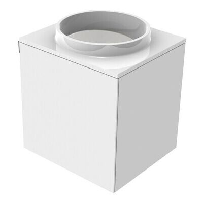 Emco Optiwhite 450x400x508mm Mobile bagno a parete per ospiti Emco Optiwhite 450x400x508mm Mobile bagno a parete per ospiti