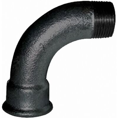 CODITAL Gomito Malleabile 90°, 26x34, Maschio Femmina Nero Grande Raggio CODITAL Gomito Malleabile 90°, 26x34, Maschio Femmina Nero Grande Raggio