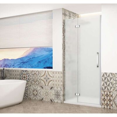 GELCO Trinity - Porta Doccia 100 Cm, Sinistra, Vetro Satinato/cromo Gt1210ml-ch GELCO Trinity - Porta Doccia 100 Cm, Sinistra, Vetro Satinato/cromo Gt1210ml-ch