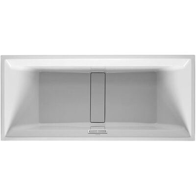 Duravit Vasca Rettangolare 2nd Floor 2 Schienale Inclinato 1800x800mm Bianco Duravit Vasca Rettangolare 2nd Floor 2 Schienale Inclinato 1800x800mm Bianco