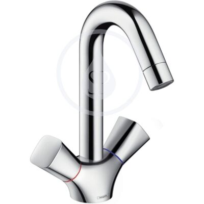 Hansgrohe Logis - Miscelatore Verticale Per Lavabo, Con Sistema Di Scarico, Cromato 71222000 - Hansgrohe Logis - Miscelatore Verticale Per Lavabo, Con Sistema Di Scarico, Cromato 71222000 -