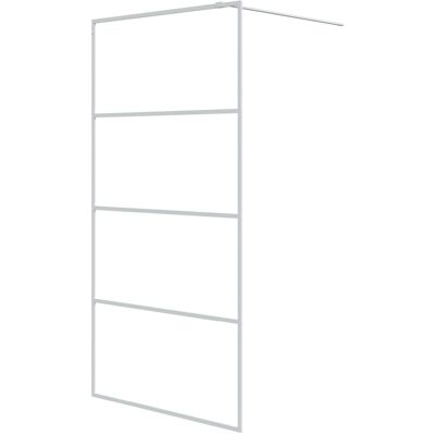 vidaXL Parete Doccia Walk-in Bianca 100x195 cm - Parete Doccia vidaXL Parete Doccia Walk-in Bianca 100x195 cm - Parete Doccia