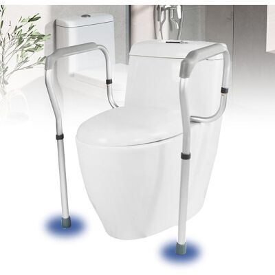 Neptune Telai Di Sicurezza Per Wc, Telaio Di Sicurezza Regolabile Per Wc, Rialzo Per Wc Per Adulti Con Bracciolo, Telaio Per Wc In Lega Di Alluminio Rinforzato Per Disabili, Donne Incinte E Anziani Neptune Telai Di Sicurezza Per Wc, Telaio Di Sicurezza Regolabile Per Wc, Rialzo Per Wc Per Adulti Con Bracciolo, Telaio Per Wc In Lega Di Alluminio Rinforzato Per Disabili, Donne Incinte E Anziani