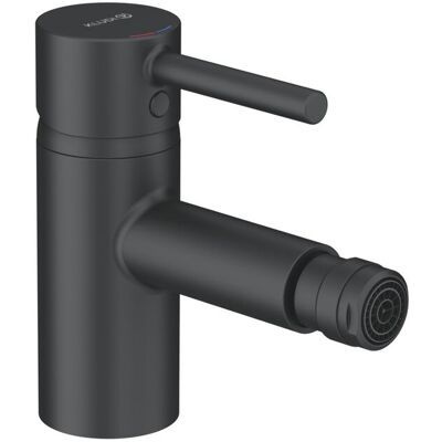 Rubinetto bidet nero opaco Kludi Bozz - Monocomando, scarico incluso Rubinetto bidet nero opaco Kludi Bozz - Monocomando, scarico incluso