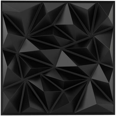 HELLOSHOP26 Set Di 20 Pannelli Murali 3d 49,5 X 49,5 Cm Autoadesivi Elegante Motivo A Rombi Pvc Nero 200017140 HELLOSHOP26 Set Di 20 Pannelli Murali 3d 49,5 X 49,5 Cm Autoadesivi Elegante Motivo A Rombi Pvc Nero 200017140