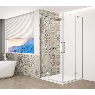 GELCO Trinity - Box Doccia 100x100 Cm, Vetro Trasparente/cromo Gt2210-10c-ch GELCO Trinity - Box Doccia 100x100 Cm, Vetro Trasparente/cromo Gt2210-10c-ch