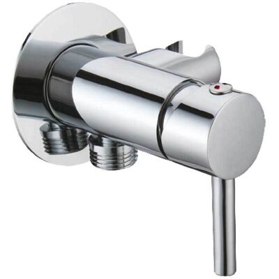 Made in Italy Miscelatore Incasso Tondo Con Supporto Integrato Cromo - 1/2" M Made in Italy Miscelatore Incasso Tondo Con Supporto Integrato Cromo - 1/2" M