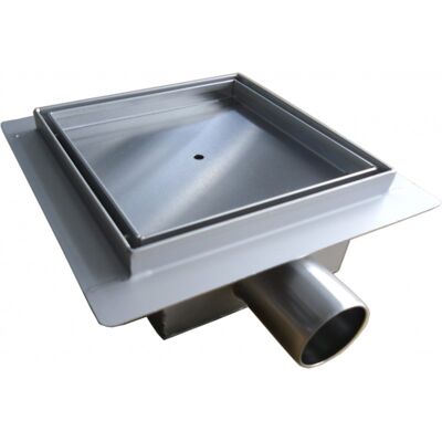 Bernstein - Canalina Per Doccia In Acciaio Inox S8 Per Docce Piastrellate - Dimensioni 20x20cm 20x20 Cm Bernstein - Canalina Per Doccia In Acciaio Inox S8 Per Docce Piastrellate - Dimensioni 20x20cm 20x20 Cm