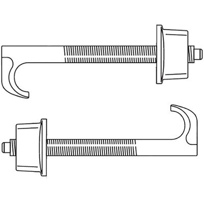 LAUFEN H8949610000001 Set di Montaggio in Ceramica - Supporto per Bagno LAUFEN H8949610000001 Set di Montaggio in Ceramica - Supporto per Bagno