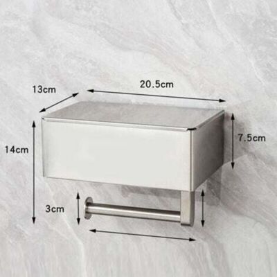 OEM Portarotolo Di Carta Igienica Con Dispenser Di Salviette Umidificate In Acciaio Inox - Non Necessita Di Foratura - Con Ripiano - Montaggio A Parete - Carta Igienica - Per Il Bagno - Finitura Spazzolat OEM Portarotolo Di Carta Igienica Con Dispenser Di Salviette Umidificate In Acciaio Inox - Non Necessita Di Foratura - Con Ripiano - Montaggio A Parete - Carta Igienica - Per Il Bagno - Finitura Spazzolat