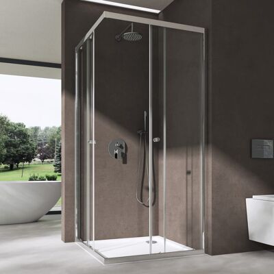 DOPORRO - Ravenna16k - 90x100x190cm - Cabina doccia DOPORRO - Ravenna16k - 90x100x190cm - Cabina doccia