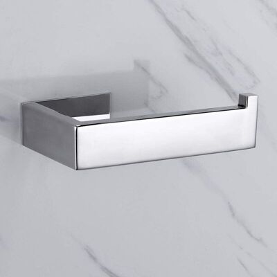 OEM Portarotolo Di Carta Igienica Senza Foratura - Realizzato In Acciaio Inossidabile 304 Cromato - Foratura OEM Portarotolo Di Carta Igienica Senza Foratura - Realizzato In Acciaio Inossidabile 304 Cromato - Foratura