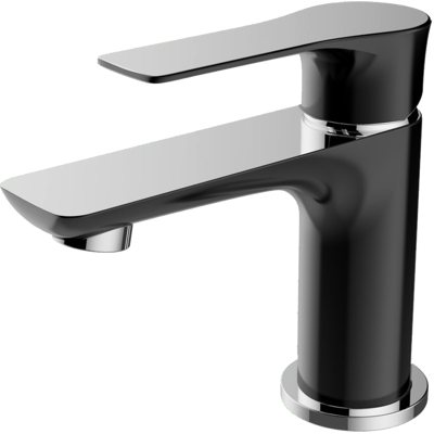 ESSEBAGNO Lover Miscelatore Nero Cromato Per Lavabo ESSEBAGNO Lover Miscelatore Nero Cromato Per Lavabo