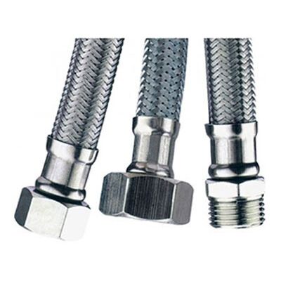 EDM - Raccordo Tubo Acciaio Inox Hh 1/2 25cm 14354 EDM - Raccordo Tubo Acciaio Inox Hh 1/2 25cm 14354
