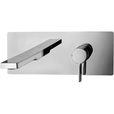 Paffoni - Miscelatore incasso lavabo con bocca da 200 mm serie Rock RO105CR Cromato - Ottone Paffoni - Miscelatore incasso lavabo con bocca da 200 mm serie Rock RO105CR Cromato - Ottone