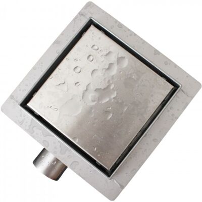 Canalina doccia Bernstein T02 - Acciaio inox 15x15cm Canalina doccia Bernstein T02 - Acciaio inox 15x15cm