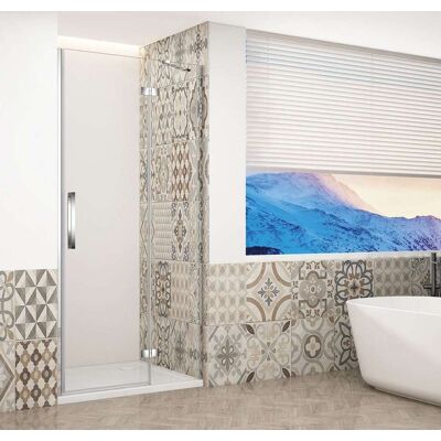 GELCO Trinity - Porta Doccia 90 Cm, Destra, Vetro Trasparente/cromata Gt1290cr-ch GELCO Trinity - Porta Doccia 90 Cm, Destra, Vetro Trasparente/cromata Gt1290cr-ch