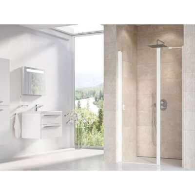 RAVAK Chrome - Porta Doccia Csd2-110, 110x195 Cm, Bianco Opaco/vetro Trasparente 0qvdce00z1 RAVAK Chrome - Porta Doccia Csd2-110, 110x195 Cm, Bianco Opaco/vetro Trasparente 0qvdce00z1