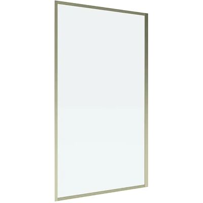Unique Parete Per Vasca Da Bagno 70 X 140 Cm Vetro Temperato Dorata - Bradenton Unique Parete Per Vasca Da Bagno 70 X 140 Cm Vetro Temperato Dorata - Bradenton