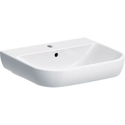 Lavabo Geberit Smyle Keramag - 55x48cm, KeraTect, Bianco Lavabo Geberit Smyle Keramag - 55x48cm, KeraTect, Bianco