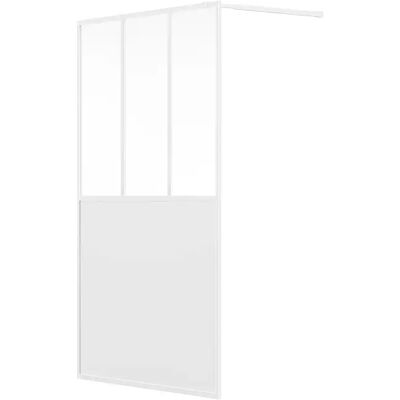 Unique Parete Per Doccia Walk-in Stile Industriale Bianco Opaco 140 X 200 Cm - Urbanik Unique Parete Per Doccia Walk-in Stile Industriale Bianco Opaco 140 X 200 Cm - Urbanik