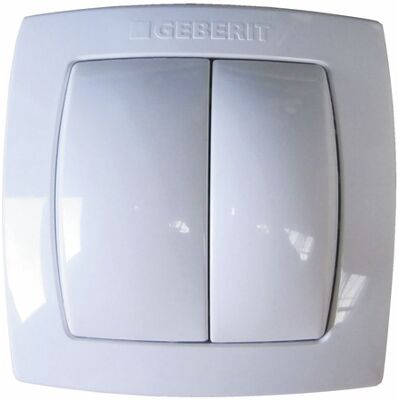 Geberit - Pulsante di doppio scarico - Cromato Geberit - Pulsante di doppio scarico - Cromato