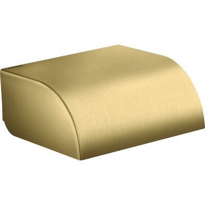 Portarotolo toilette AXOR universale - Con coperchio - Ottone spazzolato Portarotolo toilette AXOR universale - Con coperchio - Ottone spazzolato