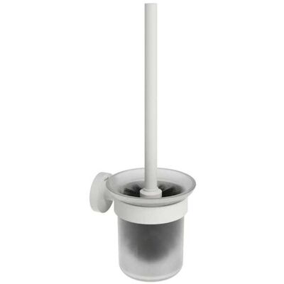 RAVAK Kona - Scopino Per Wc A Parete Con Supporto, Vetro/bianco Opaco X07p1324 RAVAK Kona - Scopino Per Wc A Parete Con Supporto, Vetro/bianco Opaco X07p1324