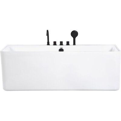 BELIANI Vasca Da Bagno Freestanding Acrilico Bianco Design Moderno 170 X 80 Cm Quatre BELIANI Vasca Da Bagno Freestanding Acrilico Bianco Design Moderno 170 X 80 Cm Quatre