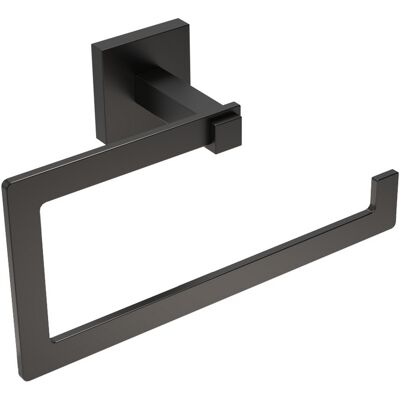 METAFORM Porta Asciugamani Ad Anello Modello Trend Black METAFORM Porta Asciugamani Ad Anello Modello Trend Black