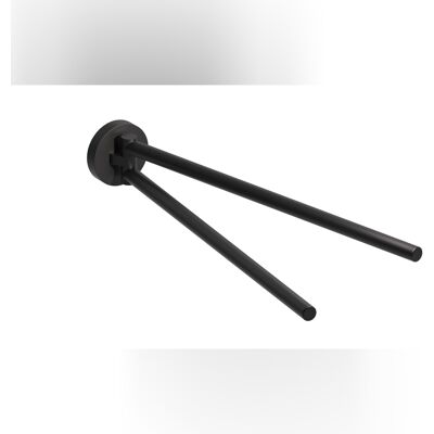 METAFORM Porta Asciugamani A Snodo Modello Class Black METAFORM Porta Asciugamani A Snodo Modello Class Black