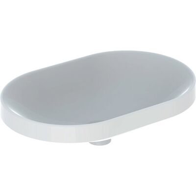 Lavabo integrato Geberit VariForm - Ellittico - 600x400mm - Bianco Lavabo integrato Geberit VariForm - Ellittico - 600x400mm - Bianco