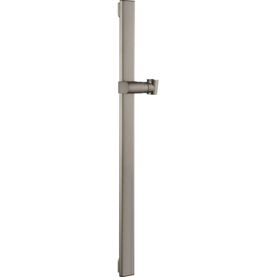IMEX - Asta Doccia Quadrata Drava Saliscendi Supporto Doccetta Serie Drava Colore Nichel Spazzolato IMEX - Asta Doccia Quadrata Drava Saliscendi Supporto Doccetta Serie Drava Colore Nichel Spazzolato
