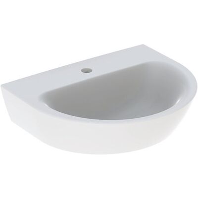 Lavabo Geberit Renova - 55x45cm Bianco Ceramica Lavabo Geberit Renova - 55x45cm Bianco Ceramica