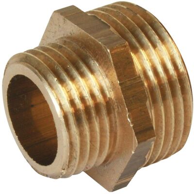 Somatherm Mamelon Riduttore in ottone Doppio Maschio 15/21-20/27 - Raccordo Somatherm Mamelon Riduttore in ottone Doppio Maschio 15/21-20/27 - Raccordo