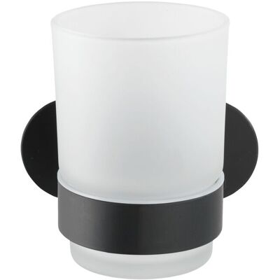 Tazza per spazzolino WENKO Orea in acciaio inossidabile nero Tazza per spazzolino WENKO Orea in acciaio inossidabile nero