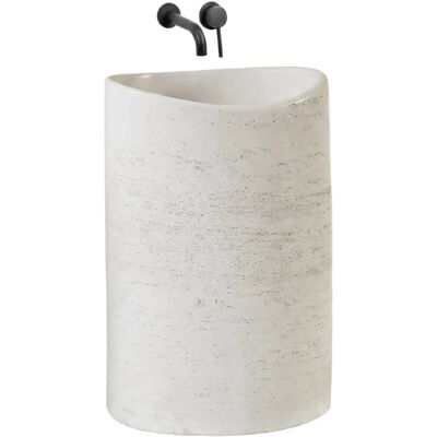 REA Lavabo Monolitico Merlo Beige REA Lavabo Monolitico Merlo Beige