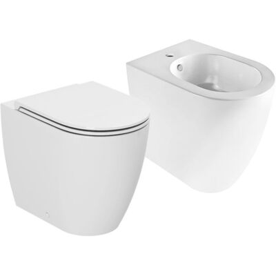 AZZURRA Sanitari Comoda Filomuro Senza Brida Cm. 50x36 Con Sedile Sottile AZZURRA Sanitari Comoda Filomuro Senza Brida Cm. 50x36 Con Sedile Sottile