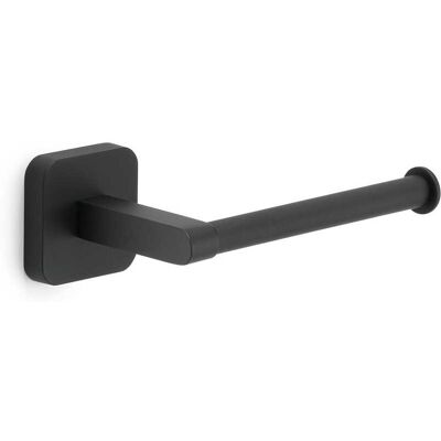KIAMAMI VALENTINA Portarotolo Bagno Nero Opaco Fissaggio Viti O Biadesivo Tahiti KIAMAMI VALENTINA Portarotolo Bagno Nero Opaco Fissaggio Viti O Biadesivo Tahiti