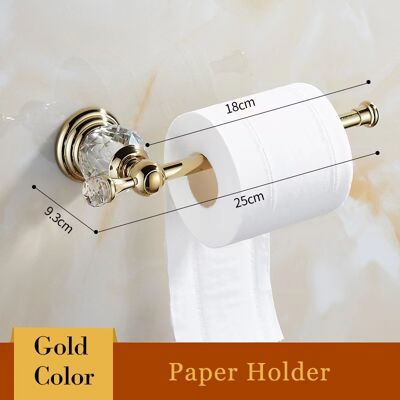 OEM Portarotolo Carta Igienica In Cristallo Dorato, Accessorio Da Bagno Moderno, Acciaio Inossidabile, Montaggio A Parete OEM Portarotolo Carta Igienica In Cristallo Dorato, Accessorio Da Bagno Moderno, Acciaio Inossidabile, Montaggio A Parete