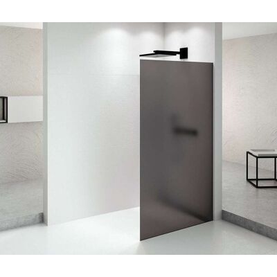 POLYSAN Architex - Parete Doccia Walk-in, 126x210 Cm, Nero Opaco/vetro Fumé Opaco Axb130sm POLYSAN Architex - Parete Doccia Walk-in, 126x210 Cm, Nero Opaco/vetro Fumé Opaco Axb130sm