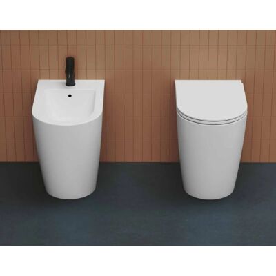 AZZURRA Sanitari Comoda 56 H. 50 Filomuro Traslati Senza Brida Copriwater AZZURRA Sanitari Comoda 56 H. 50 Filomuro Traslati Senza Brida Copriwater