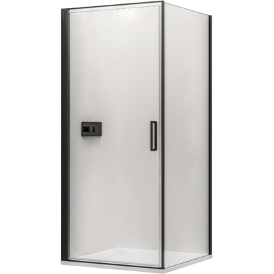 Bernstein Box Doccia Con Rivestimento Nano - Vetro Trasparente 6mm Ex416s Nero - 100 X 100 X 195 Cm Bernstein Box Doccia Con Rivestimento Nano - Vetro Trasparente 6mm Ex416s Nero - 100 X 100 X 195 Cm