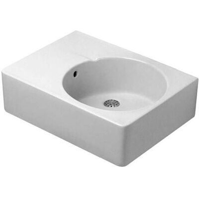 Lavabo Duravit Scola con troppieno - Ceramica rettangolare bianca Lavabo Duravit Scola con troppieno - Ceramica rettangolare bianca