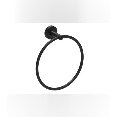 METAFORM Porta Asciugamani Ad Anello Modello Class Black METAFORM Porta Asciugamani Ad Anello Modello Class Black