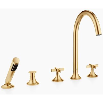 Miscelatore bagno VAIA di Dornbracht - Manico a croce, proiezione 220 mm Miscelatore bagno VAIA di Dornbracht - Manico a croce, proiezione 220 mm