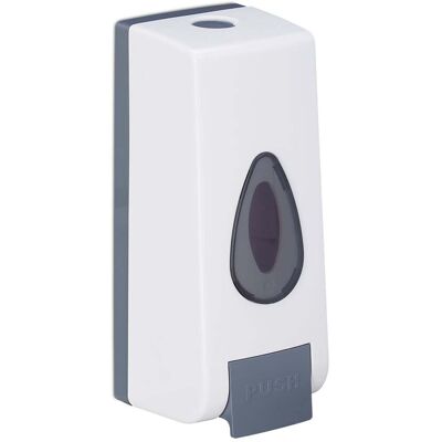 HELLOSHOP26 Pratico Dispenser Di Sapone Da Parete Per Bagno E Cucina 20 X 7,5 X 7,5 Cm In Plastica Bianca 130009283 HELLOSHOP26 Pratico Dispenser Di Sapone Da Parete Per Bagno E Cucina 20 X 7,5 X 7,5 Cm In Plastica Bianca 130009283