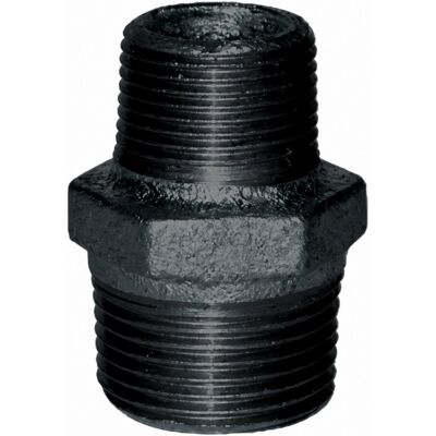 CODITAL Nipplo Ridotto 50x60 / 26x34, Doppio Maschio Nero CODITAL Nipplo Ridotto 50x60 / 26x34, Doppio Maschio Nero