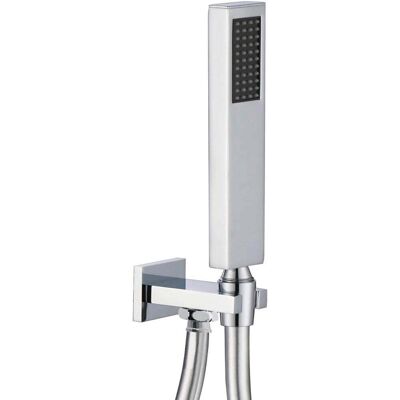 NO BRAND Kit Doccia Duplex Quadro Monogetto Cromo NO BRAND Kit Doccia Duplex Quadro Monogetto Cromo